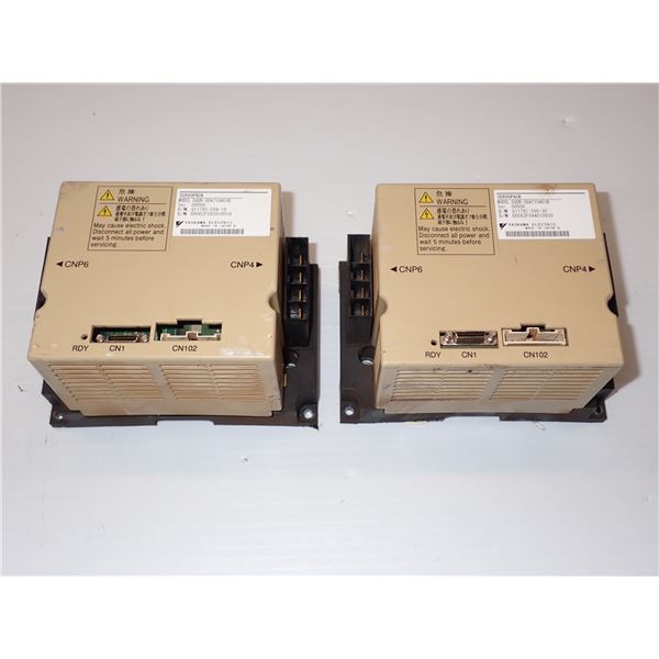 (2) Yaskawa #SGDR-SDA710A01B Servopack Drives
