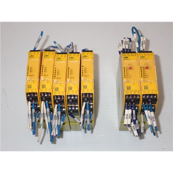 Lot of (7) Pilz Modules