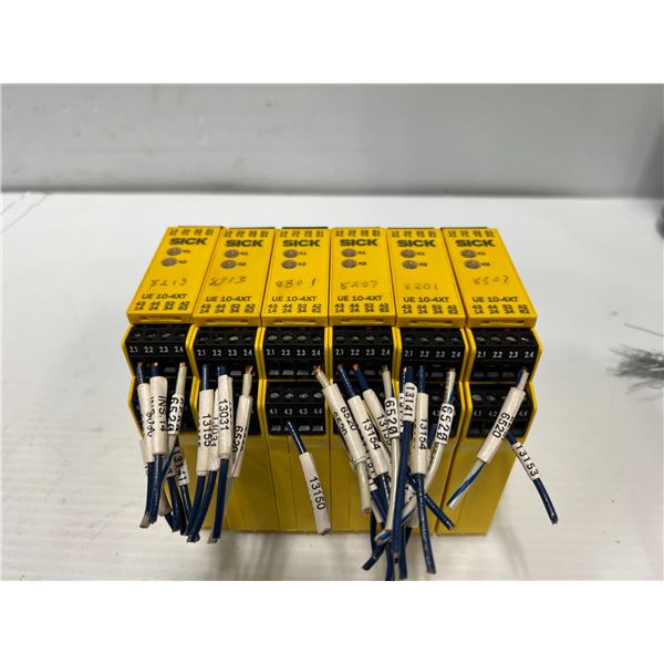 (6) Sick #UE10-4XT3D2 Modules