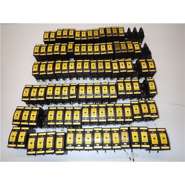 Large Lot of Buss #JTN60030 Fuse Holders w/Fuses