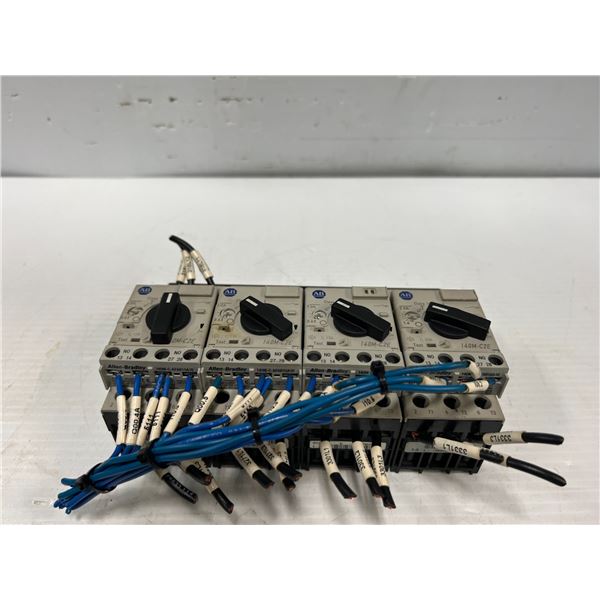 Lot of (4) Allen-Bradley #140M-C2E-B10 Circuit Breakers