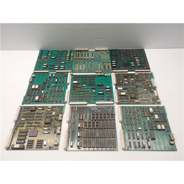 Lot of (9) Charmilles Circuit Boards