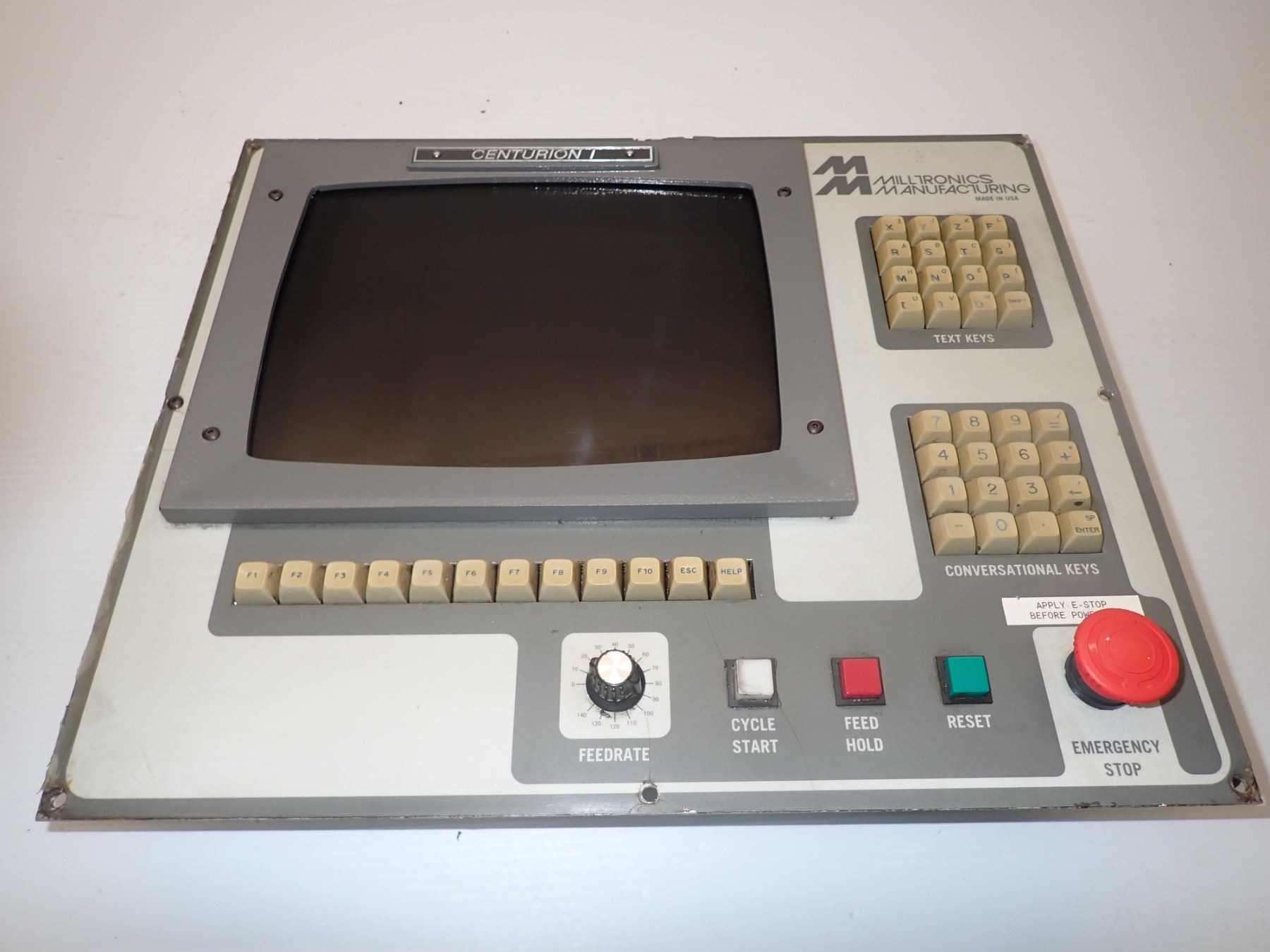 Milltronics #Centurion 1 Screen / Control Panel