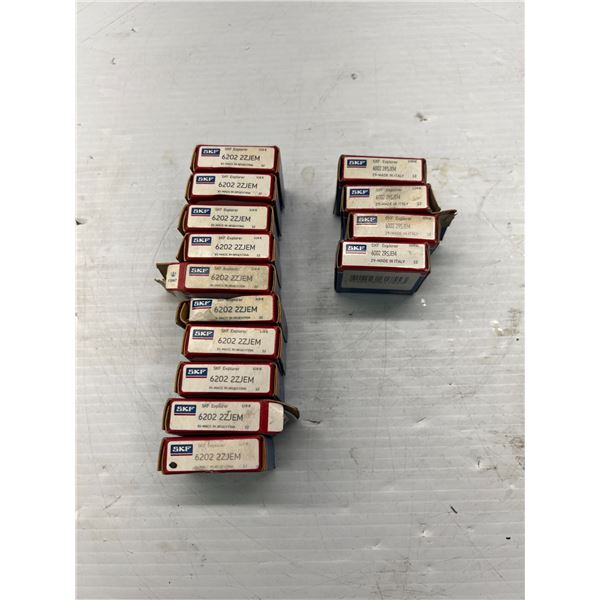 Lot of (14) New SKF Bearings