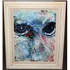 Image 1 : Framed Oil on Canvas of Eyes