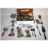 Image 1 : Box Lot of over 100 Pc. Misc. Silverplate and etc.