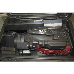 JVC CAMCORDER WITH FLIGHT CASE