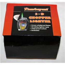 12 Flamboyant 3D Chopper Torch Lighters