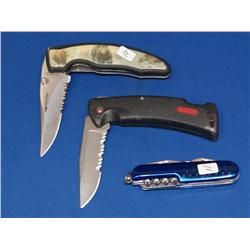 Lot Of 3 Pocket Knifes