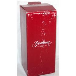 Gorham Floral Garden 8" Fine Crystal Vase