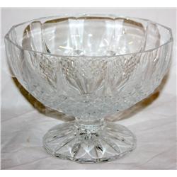 Fine Crystal Bowl with Footed Base