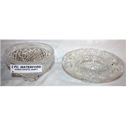 2 Pc. Waterford Signed Bowls