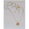 Image 1 : 14K Gold Necklace With Elephant Pendant