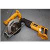 Image 2 : CORDLESS DEWALT SAWZALL &  6-1/2" CURCULAR SAW