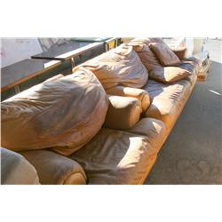 Leather Love Seat and Sofa