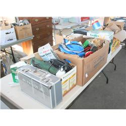 Table Lot of Misc Items