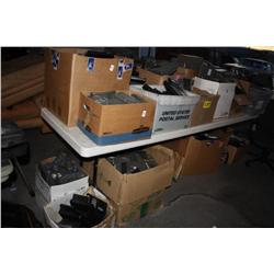 Table Lot of Misc. Motel Phones