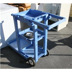 Blue Plastic Cart