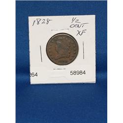 1828 Half Cent Rare