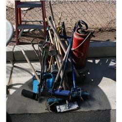 Lot of Misc Yard Tools