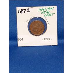 1872 Indean Head Cent Rare