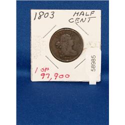 1803 Half Cent