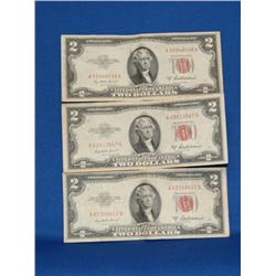 1935 Series A $2 Dollar Bills (Times The Money)