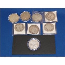 Morgan and Peace Silver Dollars from 1878-1925