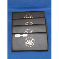 4 Uncirculated Crisp $2 Bills With Protective Case