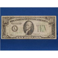 1934 Series A $10 Federal Reserve Note