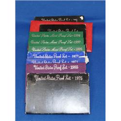 Ten Different Years of American Proof Sets