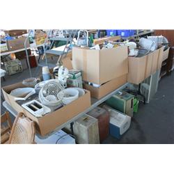 Table Lot of Misc. Kitchen Items