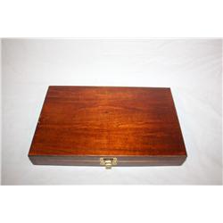 Gun Cleaning Kit in a Wood Case