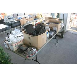 Table Lot of Misc. Electronics, Computer Parts