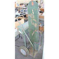 Green Metal Tank Cart