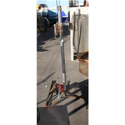 Metal Pole with Hand Crank Lifters
