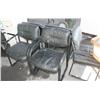 Image 2 : Lot of 5 Leather Chairs