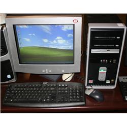 Hp Computer with15 CRT Monitor