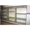 Image 2 : Lot of 3 Green Display Shelves