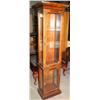 Image 1 : Lighted Corner Curio Cabinet