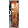 Image 2 : Lighted Corner Curio Cabinet