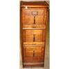 Image 2 : Vintage Wood Filing Cabinet by Globe