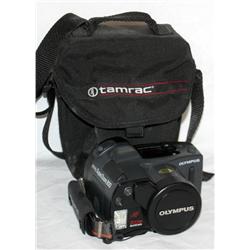 Olympus Camera & Tamrac Case and extras