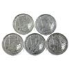 Image 1 : 5x 2022 Great Britain 1oz .999 Fine Silver Britannias. 5pcs (Tax Exempt)