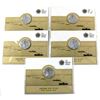 Image 1 : 5x 2014 United Kingdom Outbreak of WWI Centenary 1/2oz Fine Silver Coins in Royal Mint Cards. 5pcs (
