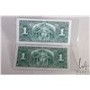 Image 2 : Two Bank of Canada graded $1 bills dated 1937