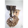 Image 1 : Three modern decor, wall mount 3D animal heads including resin male lion head 16" X 12" and female l