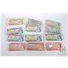 Image 1 : Nineteen Canadian bank notes including thirteen $1 bills dated 1973, three $2 bills dated 1974, one 