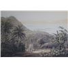 Image 2 : Two Victorian prints of coloured etched Caribbean landscapes scenes