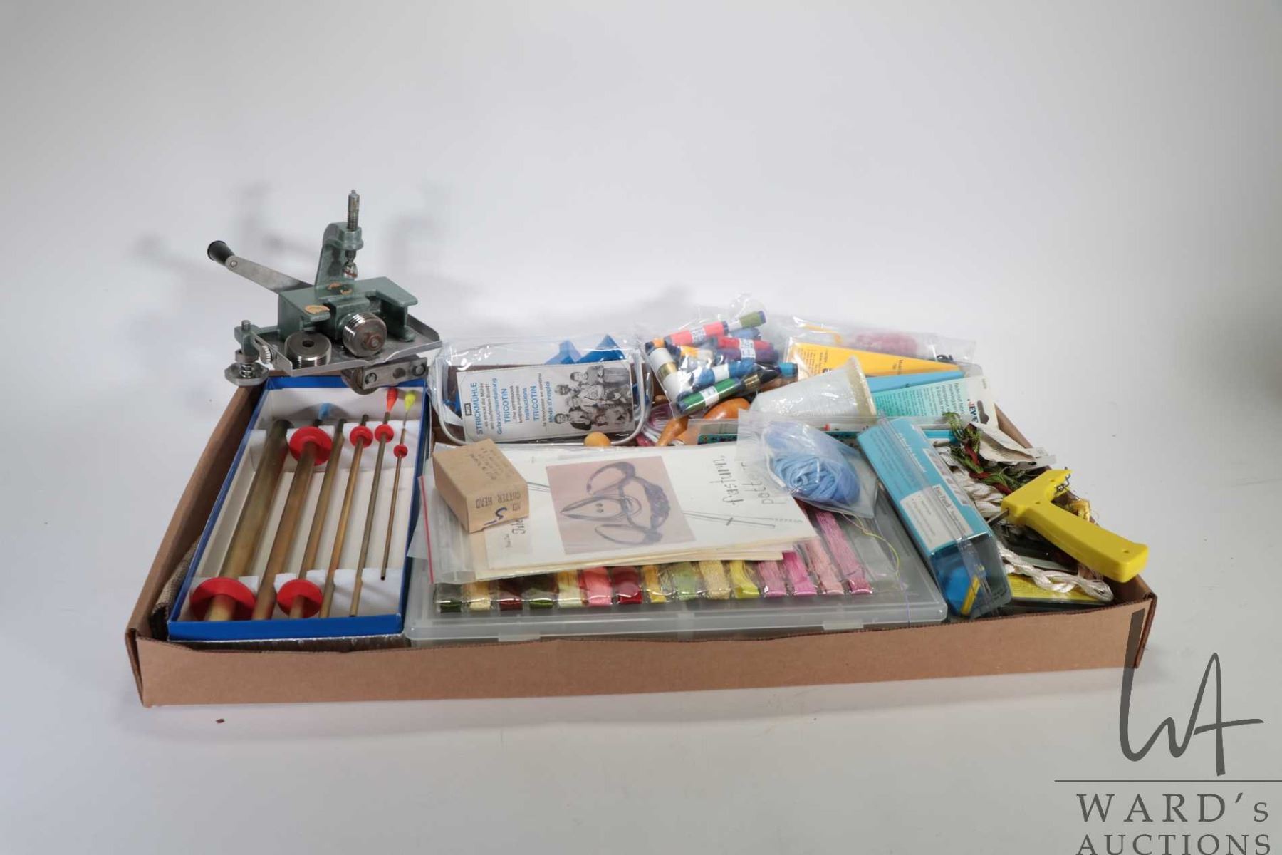 Large selection of embroidery and crafting tools and supplies including ...